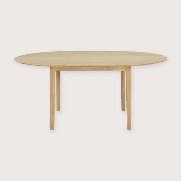 Ethnicraft Bok Round Extendable Dining Table, Oak | Norsu Interiors