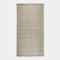 GlobeWest Tepih Neptune hand-woven silver grey wool blend indoor rug with subtle rustic texture