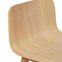 Globe West Sketch Tami Barstool light oak timber Scandinavian design