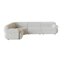 GlobeWest Juno Cloud 4-Seater Left L Shape Sofa
