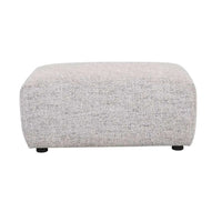 GlobeWest Juno Cloud Ottoman angle