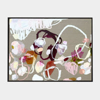 Rebecca Koerting Stories of You limited edition canvas print in black stained timber frame