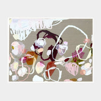 Rebecca Koerting Stories of You limited edition canvas print in white stained timber frame