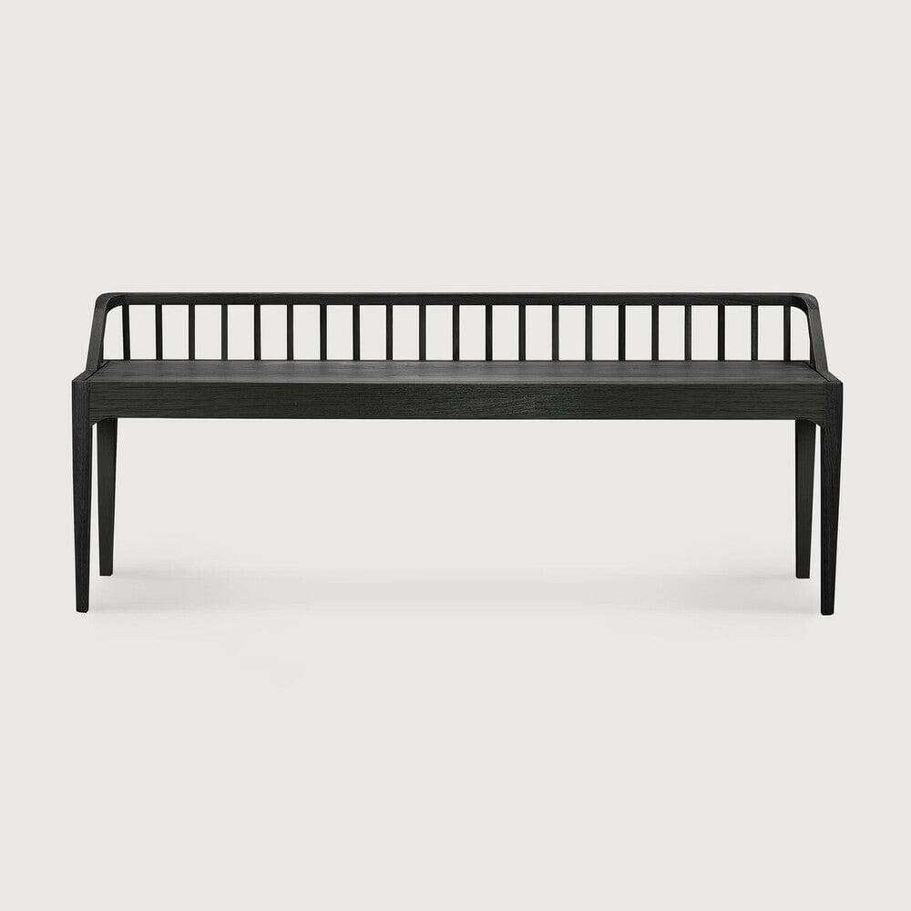 Ethnicraft Bench Seats Ethnicraft Spindle Bench Seat, Oak Black