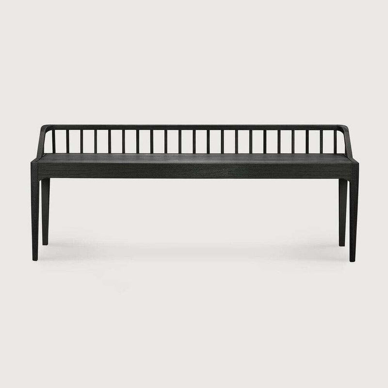 Ethnicraft Bench Seats Ethnicraft Spindle Bench Seat, Oak Black