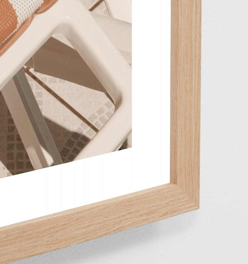 Middle of Nowhere Affordable Prints Middle of Nowhere Striped Sunloungers Print