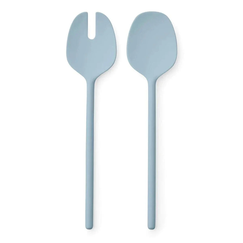 Styleware Salad Set sky blue melamine salad servers dishwasher safe 27cm length