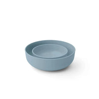 Blue Styleware Nesting Bowls set of two, snap-tight, lightweight, BPA-free polypropylene