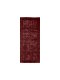 Tait Rug Dark Cherry hand-loomed wool runner