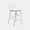 Globe West Bar Stools Globe West Sketch Tami Barstool - White