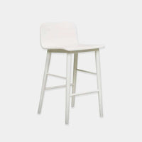 Globe West Bar Stools Globe West Sketch Tami Barstool - White