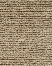 Close-up of Baya Tanami Floor Rug in natural taupe with hand-knotted ribbed texture and soft wool fibers