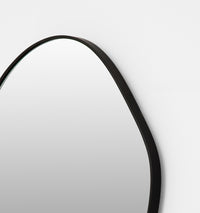 Middle of Nowhere Tide Mirror, Black, 50 x 70cm - corner detail