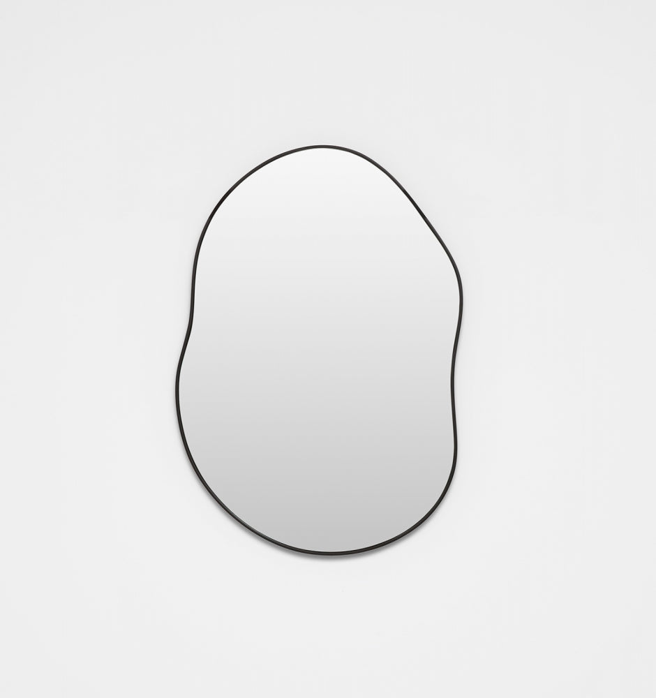 Middle of Nowhere Tide Mirror, Black, 50 x 70cm | Norsu Interiors