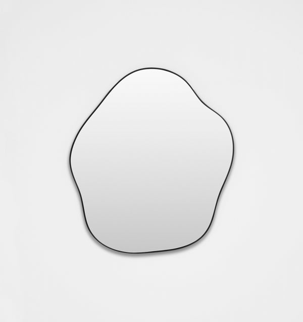Middle of Nowhere Tide Mirror, Black, 80 x 95cm | Norsu Interiors