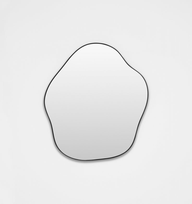 Middle of Nowhere Tide Mirror, Black, 80 x 95cm | Norsu Interiors