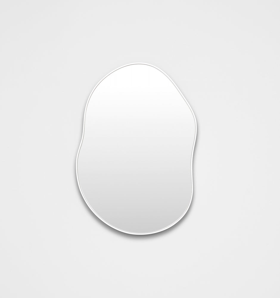 Middle of Nowhere Tide Mirror, Bright White, 50 x 70cm | Norsu Interiors