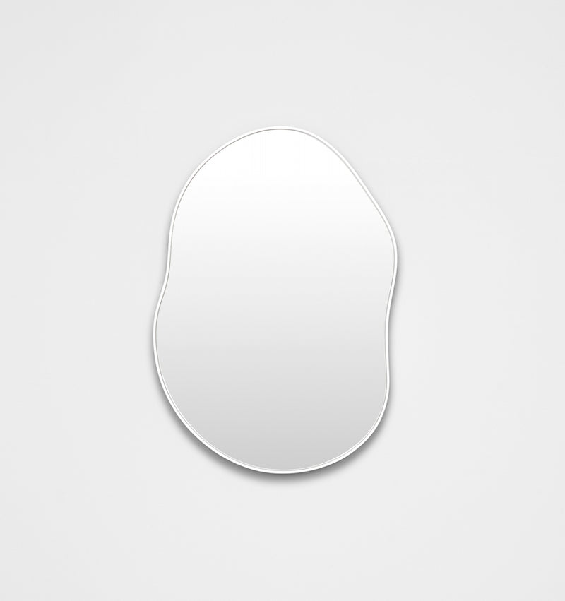Middle of Nowhere Tide Mirror, Bright White, 50 x 70cm | Norsu Interiors