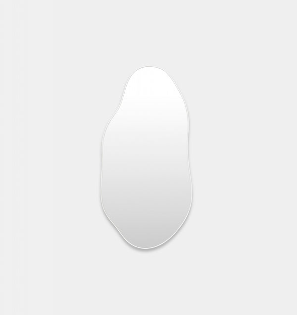 Middle of Nowhere Tide Mirror, Bright White, 70 x 140cm | Norsu Interiors
