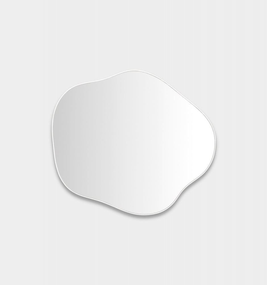 Middle of Nowhere Tide Mirror, Bright White, 80 x 95cm - alternate view