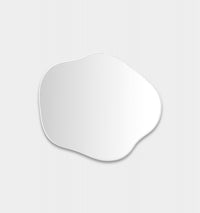 Middle of Nowhere Tide Mirror, Bright White, 80 x 95cm - alternate view