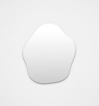 Middle of Nowhere Tide Mirror, Bright White, 80 x 95cm | Norsu Interiors