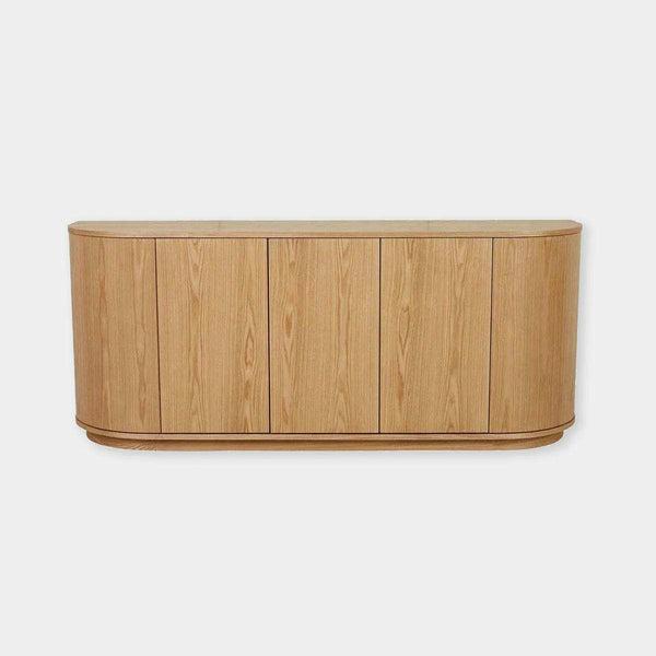 GlobeWest Oberon Crescent Buffet, Natural Ash | Norsu Interiors