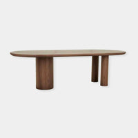 Globe West Dining Tables Globe West Seb Oval Dining Table, Walnut (Various Sizes)