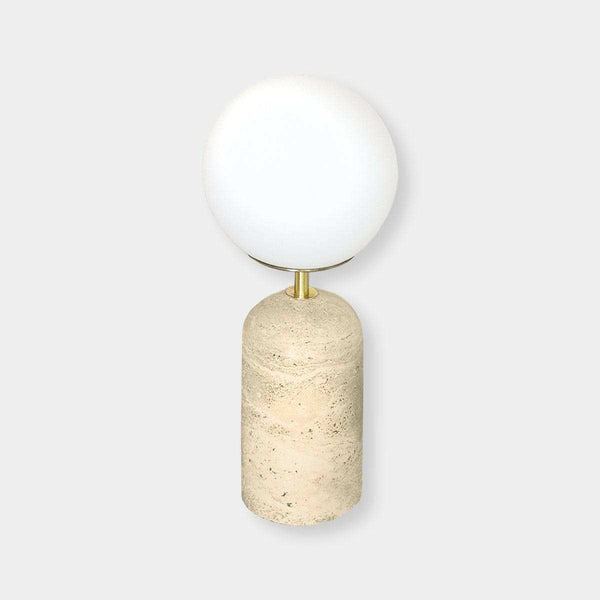Tova travertine table lamp | Norsu Interiors