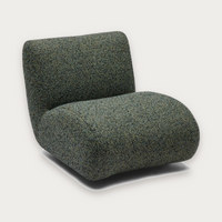 Twill Swivel Chair Pine
