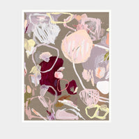 Rebecca Koerting Untamed Energy limited edition canvas print in white stained timber frame