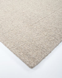 Corner detail of the Baya Vermont Floor Rug - Driftwood
