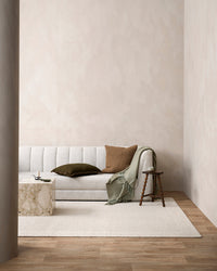 Baya Vermont sand rug in a styled interior
