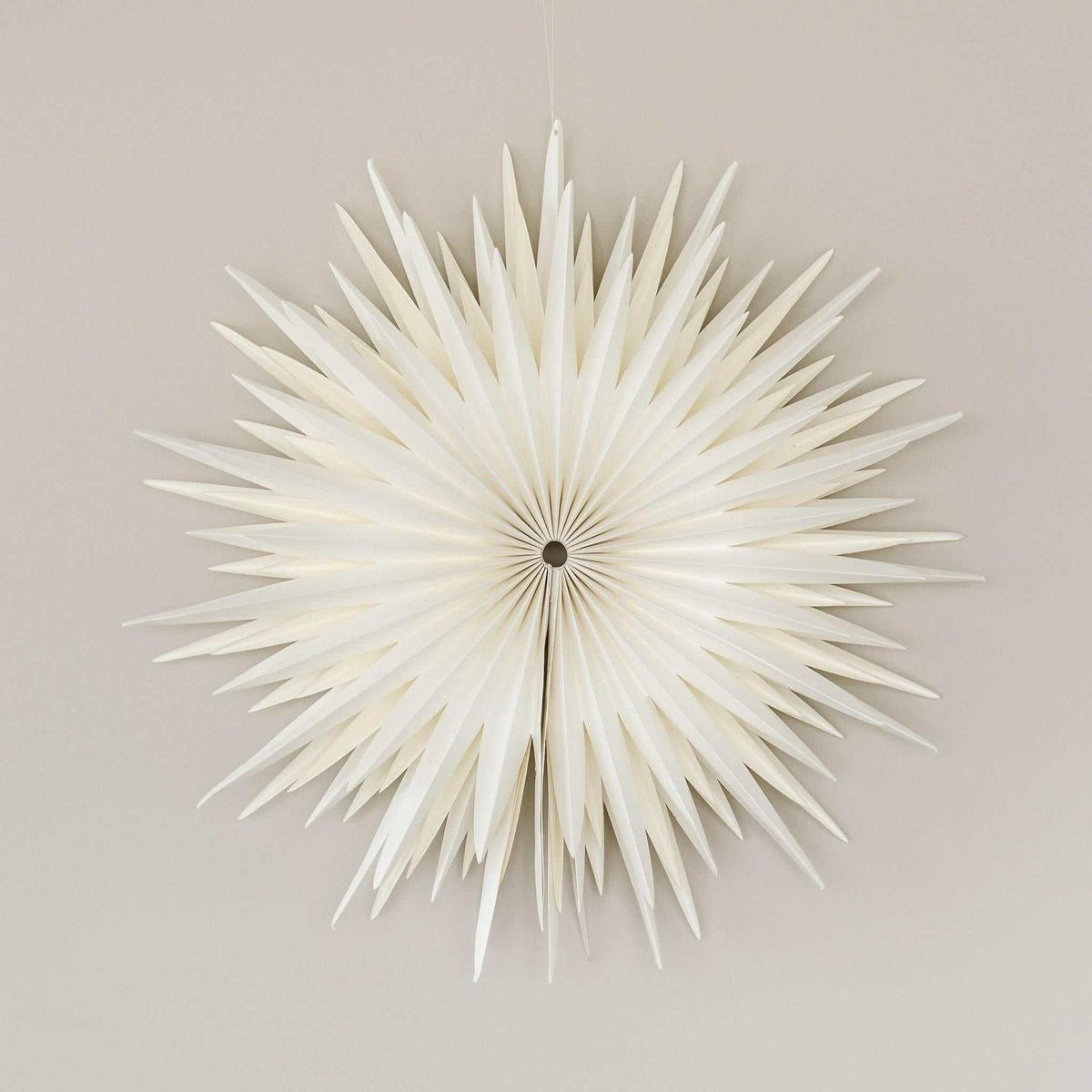 Nordic Rooms Christmas Decorations Window & Wall Hanging Star Ornament, Off-White - Various Sizes