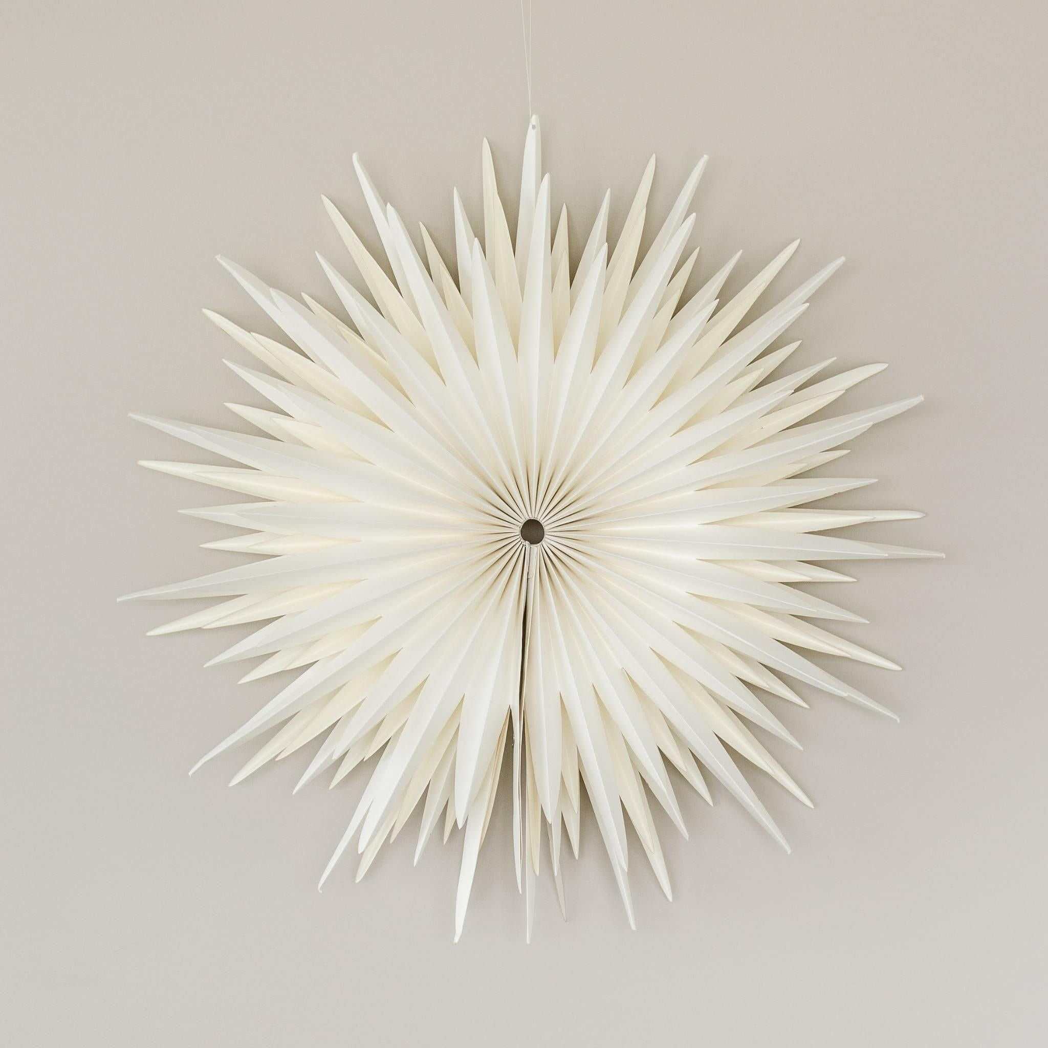 Nordic Rooms Christmas Decorations Window & Wall Hanging Star Ornament, Off-White - Various Sizes