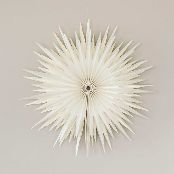 Nordic Rooms Christmas Decorations Window & Wall Hanging Star Ornament, Off-White - Various Sizes