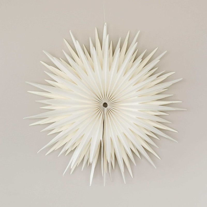 Nordic Rooms Christmas Decorations Window & Wall Hanging Star Ornament, Off-White - Various Sizes