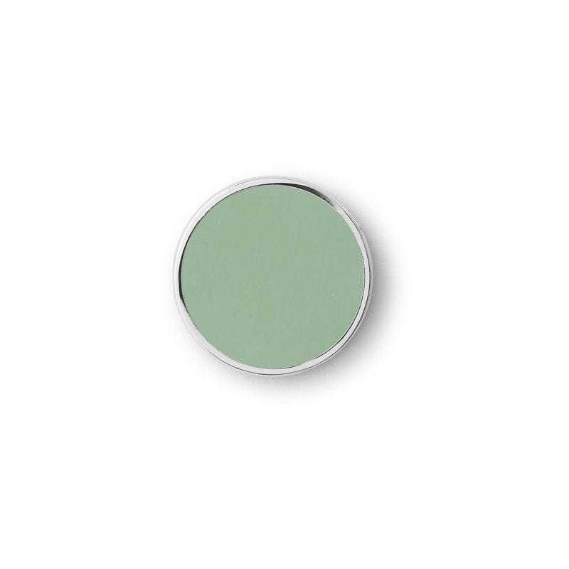 Mustard Made The Buttons sage green round magnetic set with smooth surface and shiny edges