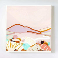 Joy Fields - White Stained Timber frame