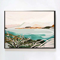 The Water's Lovely - Black Stained Timber frame