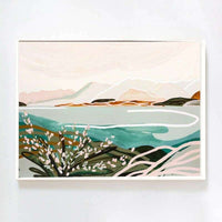 The Water's Lovely - White Stained Timber frame