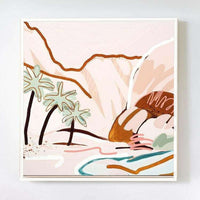 You, Me and the Sea - White Stained Timber frame