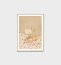 Middle of Nowhere Affordable Prints Middle of Nowhere 'Weekend Drinks Neutral 3' Print