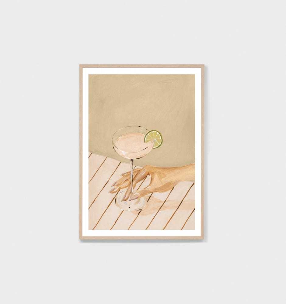 Middle of Nowhere Affordable Prints Middle of Nowhere 'Weekend Drinks Neutral 3' Print