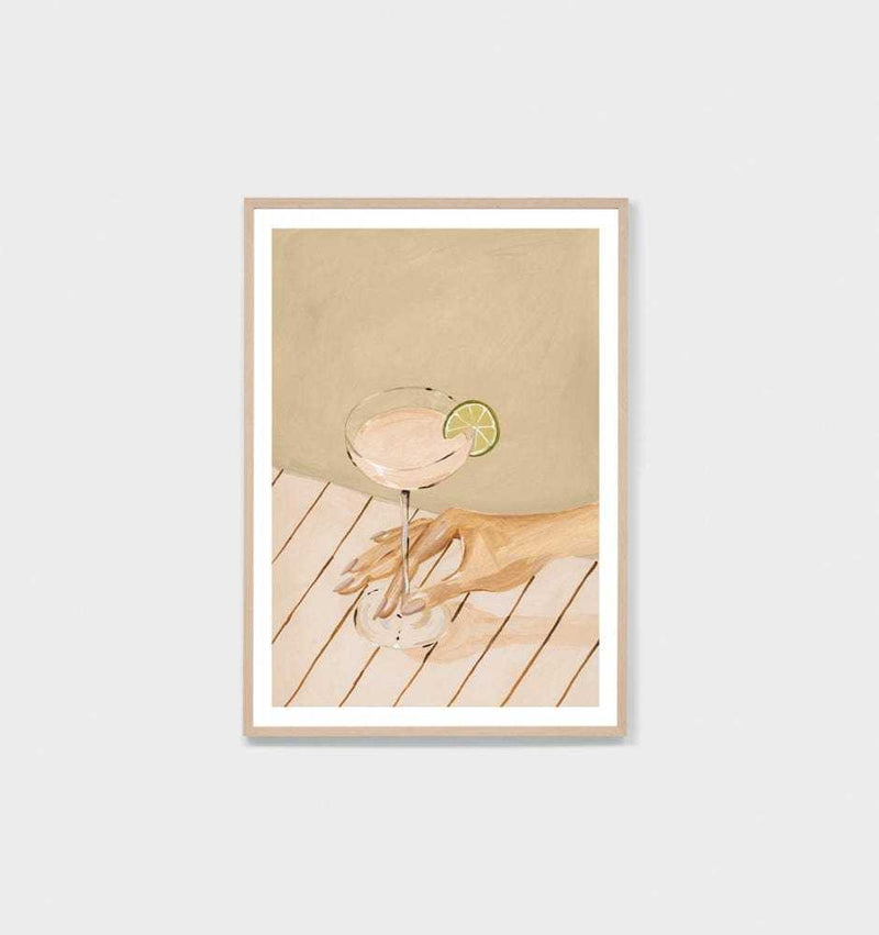 Middle of Nowhere Affordable Prints Middle of Nowhere 'Weekend Drinks Neutral 3' Print