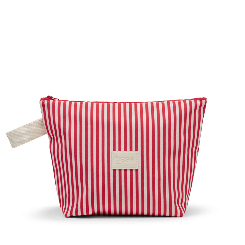 Base Supply Travel Bag Base Supply Wet Base Large Toiletry/Travel/Makeup Bag - Red Stripe