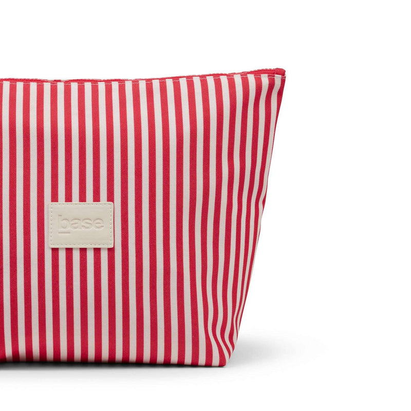 Base Supply Travel Bag Base Supply Wet Base Large Toiletry/Travel/Makeup Bag - Red Stripe