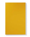 Mustard yellow magnetic storyboard with powder coated finish matching Mustard Made lockers for versatile wall hanging