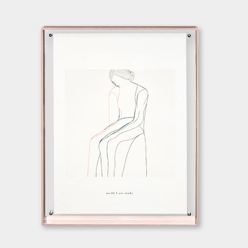 norsu STUDIO Acrylic Box Gallery Frame, Blush