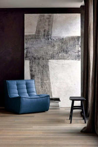 Ethnicraft Sofas Ethnicraft Sofa N701 - 1 Seater - Blue (6655902351548)